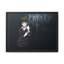 Load image into Gallery viewer, Akane Tsunemori with a dominator Canvas Framed Art Print