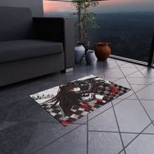 Load image into Gallery viewer, Black Gold Saw Rug