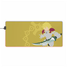 Load image into Gallery viewer, The Seven Deadly Sins Meliodas RGB LED Mouse Pad (Desk Mat)