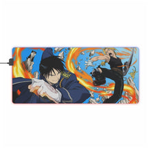 Load image into Gallery viewer, Full Metal Alchemist Roy Mustang VS Edward Elric RGB LED Mouse Pad (Desk Mat)