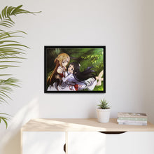 Load image into Gallery viewer, Asuna and Yuuki Canvas Framed Art Print