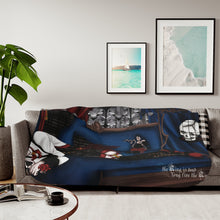 Load image into Gallery viewer, Black Butler Sherpa Blanket