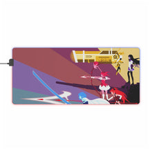 Load image into Gallery viewer, Puella Magi Madoka Magica Homura Akemi, Sayaka Miki, Mami Tomoe RGB LED Mouse Pad (Desk Mat)