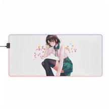 Load image into Gallery viewer, Saekano: How To Raise A Boring Girlfriend RGB LED Mouse Pad (Desk Mat)