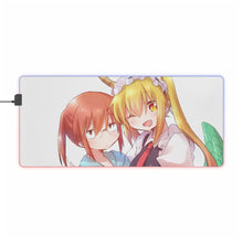 Load image into Gallery viewer, Miss Kobayashi's Dragon Maid Kanna Kamui, Kobayashi, Kobayashi San Chi No Maid Dragon, Tohru RGB LED Mouse Pad (Desk Mat)