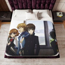 Load image into Gallery viewer, Mei,Yukari,Naoya and Kouichi Sherpa Blanket