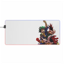 Load image into Gallery viewer, My Hero Academia Izuku Midoriya, Katsuki Bakugou RGB LED Mouse Pad (Desk Mat)