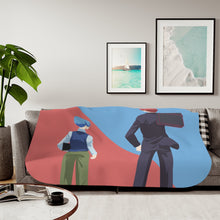 Load image into Gallery viewer, Nagisa to Karma - Ansatsu Kyoushitsu Sherpa Blanket