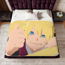 Load image into Gallery viewer, Boruto Sherpa Blanket