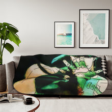 Load image into Gallery viewer, Anime Jojo's Bizarre Adventure Sherpa Blanket