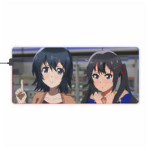 Load image into Gallery viewer, Gamers! Chiaki Hoshinomori RGB LED Mouse Pad (Desk Mat)