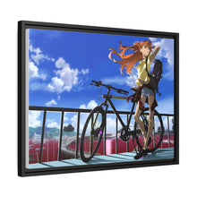 Load image into Gallery viewer, Biking Asuka Canvas Framed Art Print