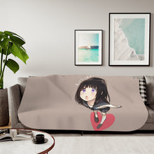 Load image into Gallery viewer, Eru Chitanda Looking up Sherpa Blanket