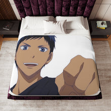 Load image into Gallery viewer, Kuroko's Basketball Daiki Aomine Sherpa Blanket