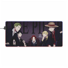 Load image into Gallery viewer, One Piece Monkey D. Luffy, Roronoa Zoro, Sanji RGB LED Mouse Pad (Desk Mat)