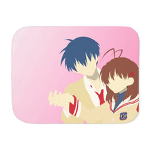 Load image into Gallery viewer, Clannad Tomoya Okazaki, Nagisa Furukawa Sherpa Blanket