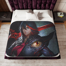 Load image into Gallery viewer, Anime Kill La Kill Sherpa Blanket