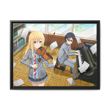 Load image into Gallery viewer, Kaori and Arima Canvas Framed Art Print