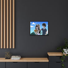 Load image into Gallery viewer, Garden Day Canvas Framed Art Print