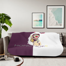 Load image into Gallery viewer, Anime Princess Mononoke Sherpa Blanket