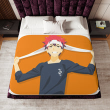 Load image into Gallery viewer, Anime Food Wars: Shokugeki no Soma Sherpa Blanket