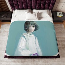 Load image into Gallery viewer, Anime Spirited Away Sherpa Blanket