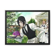 Load image into Gallery viewer, Black Butler Canvas Framed Art Print