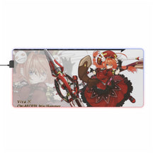 Load image into Gallery viewer, Magical Girl Lyrical Nanoha RGB LED Mouse Pad (Desk Mat)