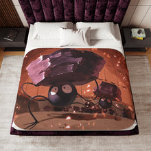 Load image into Gallery viewer, Anime Spirited Away Sherpa Blanket