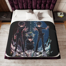 Load image into Gallery viewer, Mob Psycho 100 Shigeo Kageyama Sherpa Blanket