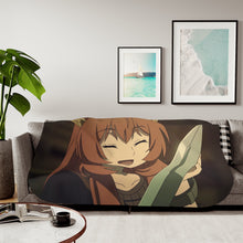 Load image into Gallery viewer, Raphtalia chan Sherpa Blanket