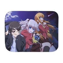 Load image into Gallery viewer, Charlotte Nao Tomori, Joujirou Takajou, Yusa Kurobane Sherpa Blanket