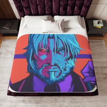 Load image into Gallery viewer, Overlord Sebas Tian Sherpa Blanket