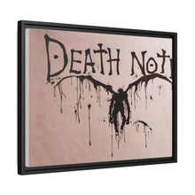 Load image into Gallery viewer, Anime Death Note Canvas Framed Art Print