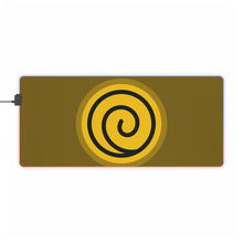 Load image into Gallery viewer, Uzumaki Clan Symbol RGB LED Mouse Pad (Desk Mat)