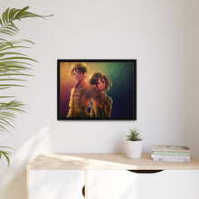 Load image into Gallery viewer, Eren Yeager and Mikasa Ackerman Canvas Framed Art Print