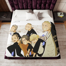 Load image into Gallery viewer, Tokyo Revengers Keisuke Baji, Kazutora Hanemiya Sherpa Blanket