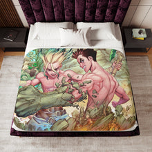 Load image into Gallery viewer, Dr. Stone Sherpa Blanket