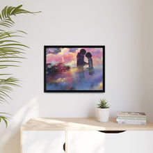 Load image into Gallery viewer, Taki and Mitsuha (Your Name) Canvas Framed Art Print