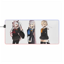 Load image into Gallery viewer, Azur Lane Belfast, Prinz Eugen RGB LED Mouse Pad (Desk Mat)