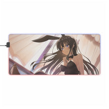 Load image into Gallery viewer, Rascal Does Not Dream Of Bunny Girl Senpai RGB LED Mouse Pad (Desk Mat)