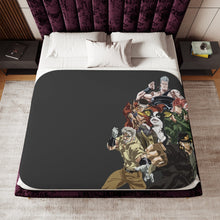 Load image into Gallery viewer, JoJo's Bizarre Adventure: Stardust Crusaders Sherpa Blanket