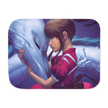 Load image into Gallery viewer, Anime Spirited Away Sherpa Blanket