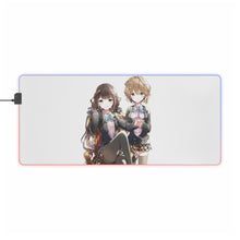 Load image into Gallery viewer, Masamune-kun's Revenge Aki Adagaki, Yoshino Koiwai RGB LED Mouse Pad (Desk Mat)