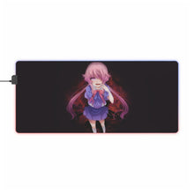 Load image into Gallery viewer, Mirai Nikki Yuno Gasai RGB LED Mouse Pad (Desk Mat)