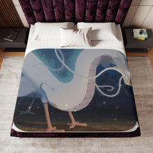 Load image into Gallery viewer, Anime Spirited Away Sherpa Blanket