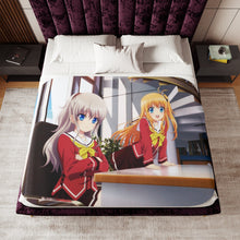 Load image into Gallery viewer, Charlotte Nao Tomori, Yusa Kurobane Sherpa Blanket