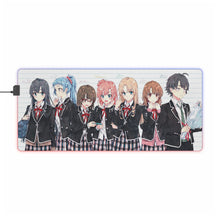 Load image into Gallery viewer, My Teen Romantic Comedy SNAFU Hachiman Hikigaya, Yukino Yukinoshita, Yui Yuigahama, Saki Kawasaki RGB LED Mouse Pad (Desk Mat)
