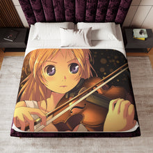 Load image into Gallery viewer, Anime Your Lie in April Sherpa Blanket