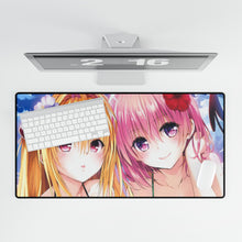 Load image into Gallery viewer, Yami and Momo Mouse Pad (Desk Mat)
